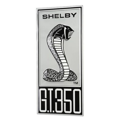 SHELBY GT350 EMBOSSED SHAPED METAL WALL SIGN MAN CAVE SHOP GARAGE- 8.25'' X 18.4''