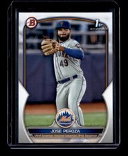 Jose Peroza 2023 Bowman #BP-149 New York Mets ROOKIE 1st QTY