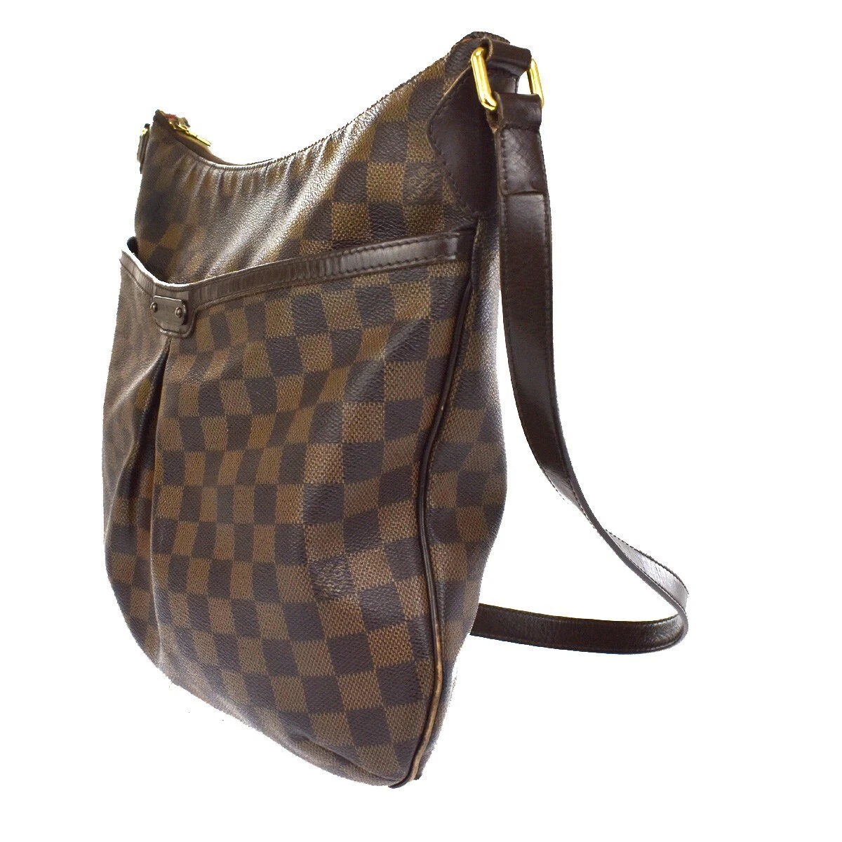 LOUIS VUITTON Bloomsbury GM Shoulder Bag Damier Leather Brown