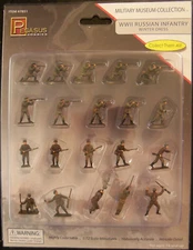 Pegasus Hobbies WWII Russian Infantry Winter Dress 7851 1/72 Pre-Painted Figures