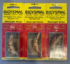 3 Packs Mister Twister BIGYSMAL Crayfish Lure
