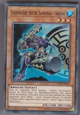 Yu-GI-OH Legendäre Sechs SAmurai Shinai Super Rare SPWA-DE044 NEU!