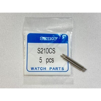Épingles De Bracelet Seiko Originales 18mm - Lot De 2 Pièces C180FS - Argent - Neuf