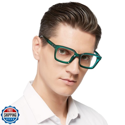 MARE AZZURO Retro eckige Lesebrille 1,75 Herren große Lesebrille 100 125 150 1