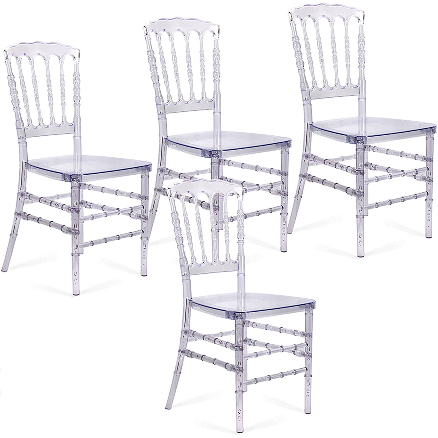 , Clear Acrylic Chair Plastic Dining Chairs For Event Party
