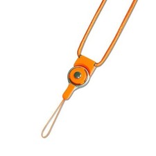 Orange Detachable Neck Strap Long String Lanyard for Mobile Phone ID Card Holder