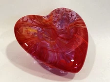 Fire and Light Recycled Glass Bijou Heart