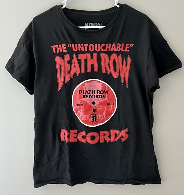 Spencer s  The  Untouchable  Death Row Records  Logo T-Shirt Black SZ - M