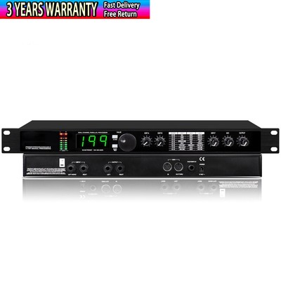 GAX-4II 110-220V 24Bit Digital Reverb DSP Processor Equalizer with 200 Programs