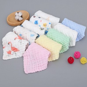 5pcs Baby Towels Serviette Bebe Serviettes De Gaze Plissees 6 Couches Pour Bebe Ebay
