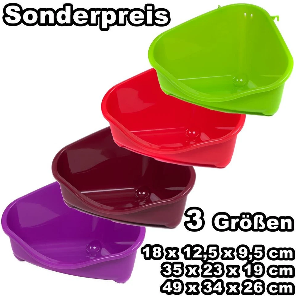 KARLIE Nagertoilette Ecktoilette Hasentoilette Kaninchentoilette SONDERPREIS