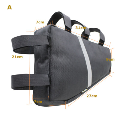 Bicycle Triangle Bag Tool Mountain Bike Kit Bicycle Down Tube Bag Guida Anteriore Borsa a tracorsa a Braccio Anteriore (2 PC Bicycle Triangle Bag Tool Mountain Bike Kit Bicycle Down Tube Bag Guida Anteriore Borsa a tracorsa a Braccio Anteriore (2 PC
