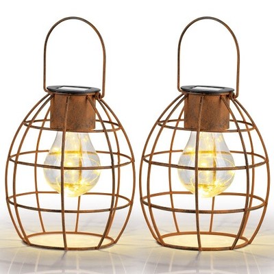 Sierlantaarns Tuin En Terras 2er Set Led Solarleuchten Fur Den Garten Tisch Laterne Zum Aufhangen Fur Draussen Amqueretaro Com