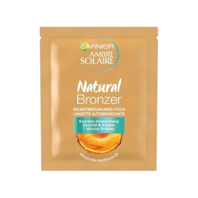 Garnier Ambre Solaire Natural Bronzer Self-Tanning Towel 1ct. FREE SHIPPING