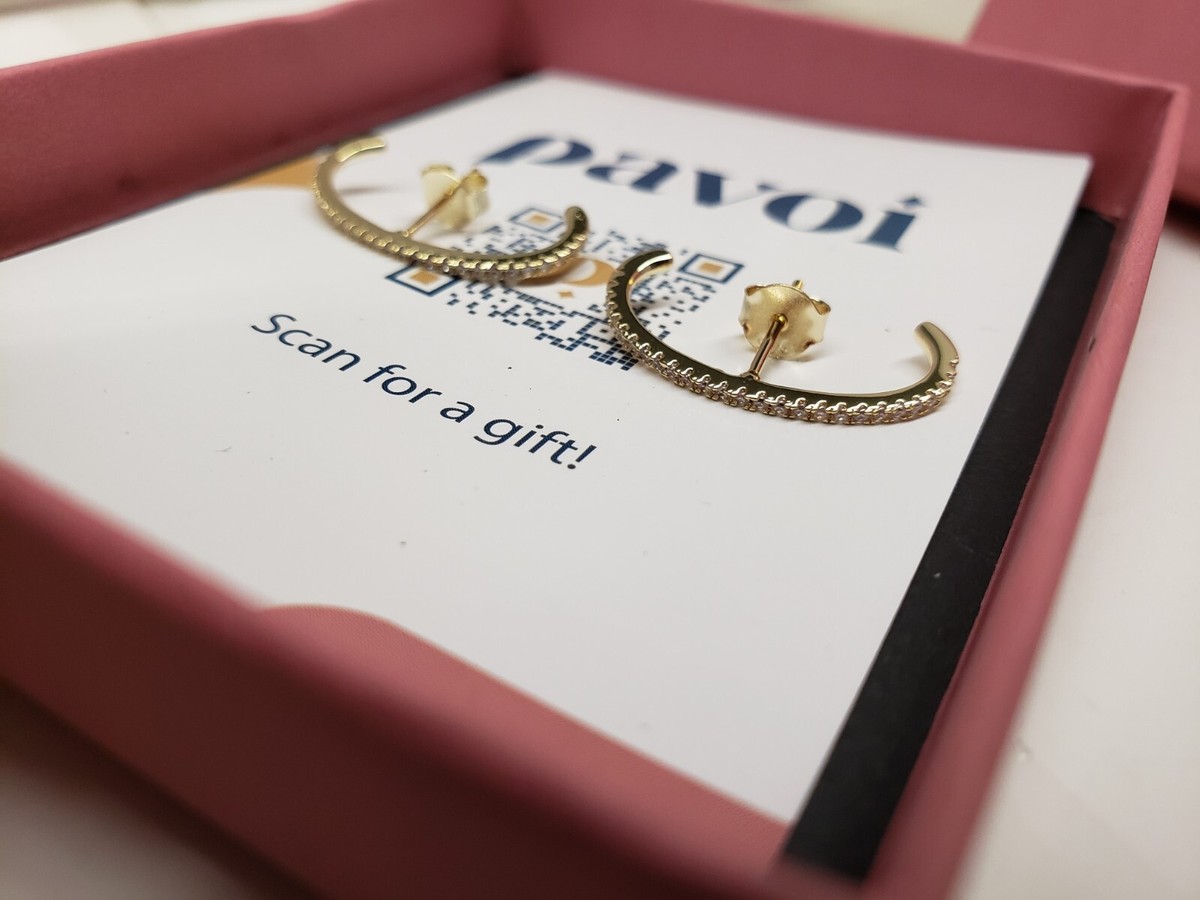 ピアス [PAVOI] Colette Suspender Cuffs Pavoi 14k Gold Plated Over Brass Colette Suspender Cuffs