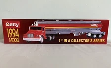 1994 Getty Toy Tanker Truck 1st in Series with Lights and Sound!! NEW!!