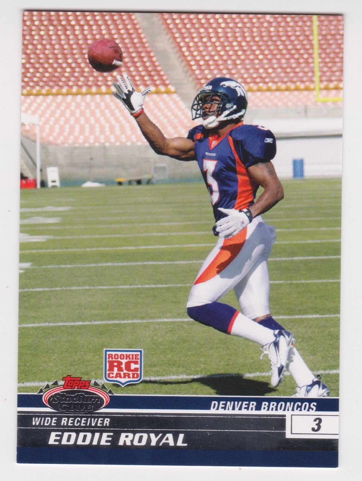 Eddie Royal Stadium Club #131 Base