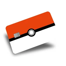 Pokemon Card Credit Card Skin Poke Ball Credit Card Sticker- Pokemon Skin