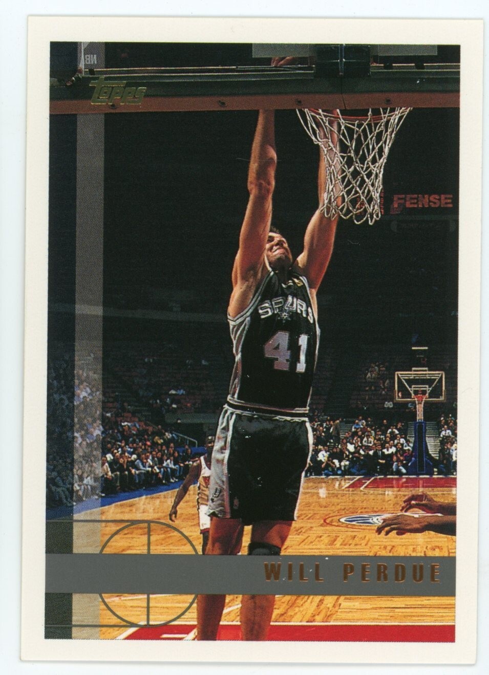 1997-98 Topps Will Perdue Card #77