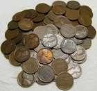 2 ROLLS OF 1913 P PHILADELPHIA LINCOLN WHEAT CENTS FROM PENNY COLLECTION LOT SET