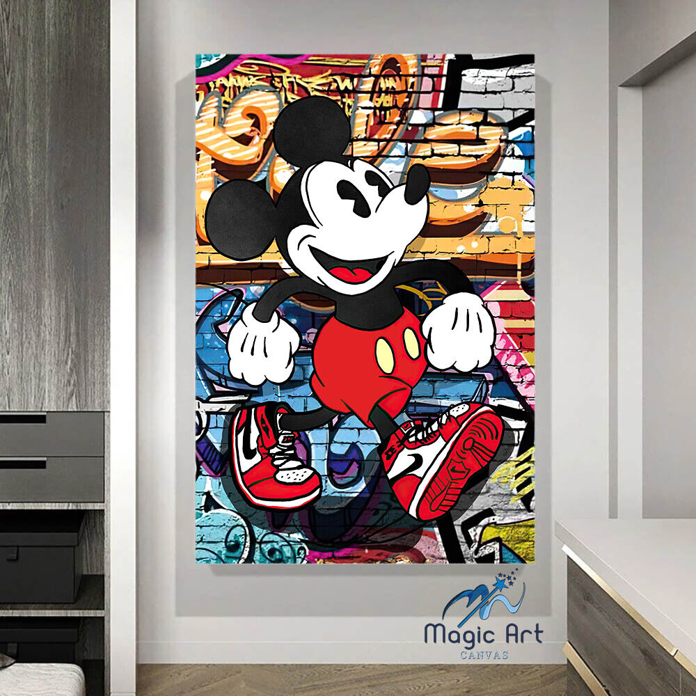 Tableau deco Minnie de Mickey Street Art - Tableau Deco