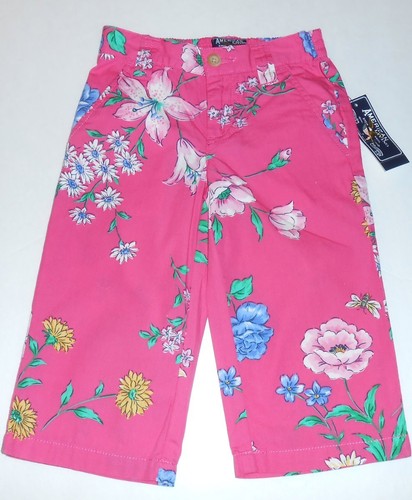 American Living Girls Floral Pants + Short Sleeve T-Shirt Pink 4/4T NWT - Picture 4 of 5
