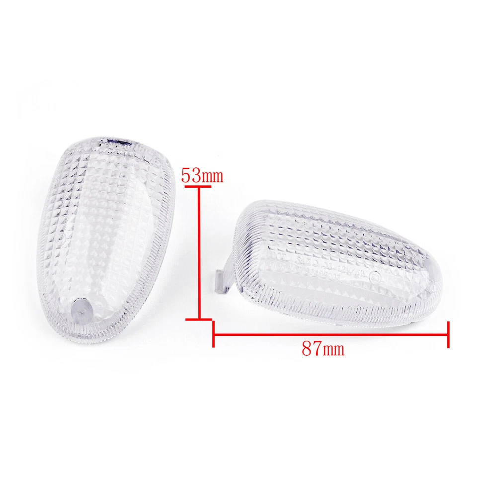 Front Turn Signal Light Lenses Fits BMW K1200RS 97-04 R1150R R1150GS R1200C NEW Foto 2 de 4