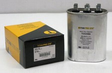 TitanPro TOCD355 HVAC Oval Dual Motor Run Capacitor. 35/5 MFD/UF 370 Volts