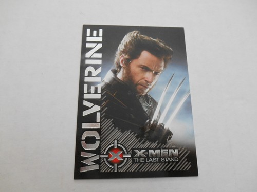 Tarjeta coleccionable X-Men The Last Stand Wolverine Insert Hugh Jackman #W1, W4 y W7 - Imagen 10 de 12