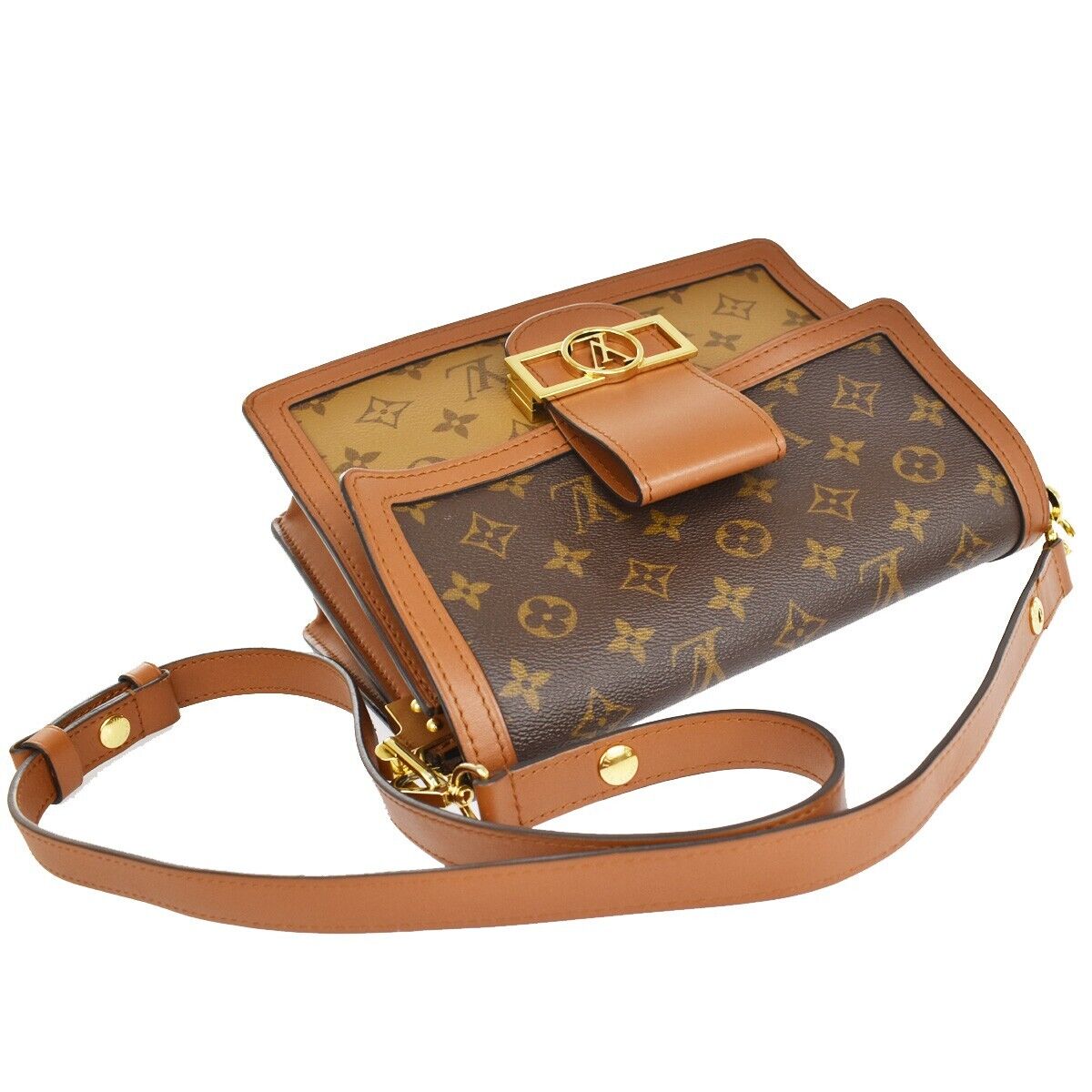 Brown Louis Vuitton Monogram Olympe MM Shoulder Bag – Designer Revival