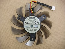 75mm GIGABYTE N465 Fan Replacement 40mm GTX 460 560Ti 580 T128010SM 3Pin 0.20A