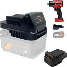 Adapter for Ridgid for AEG 18V Li-ion Battery to for Milwaukee 18V Drill Tool