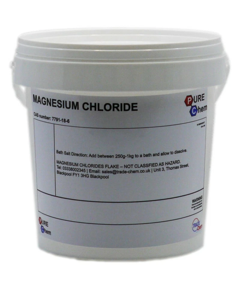 Magnesium Chloride Flakes Dead Sea Salts 100% Pure Bath Salt Soak 500g - 25kg