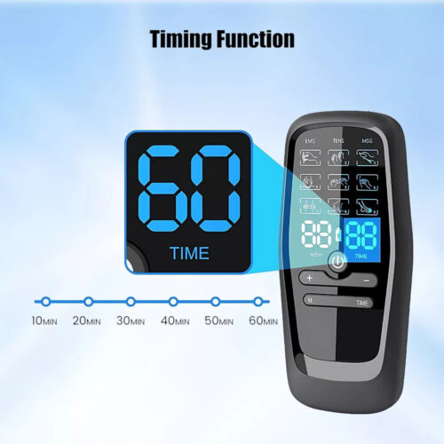 Tens Unit Muscle Stimulator Full Body Electro Therapy Pain Relief Machine USA - Picture 5 of 11