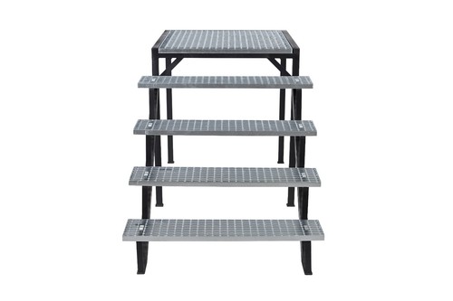 Treppenstufen 800x250mm | verzinkt Gitterroststufen Metallstufe Stufengitter - Bild 8 von 12