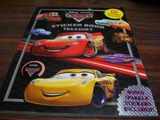 DISNEY PIXAR CARS STICKER BOOK TREASURY over 350 reusable stickers / Disney
