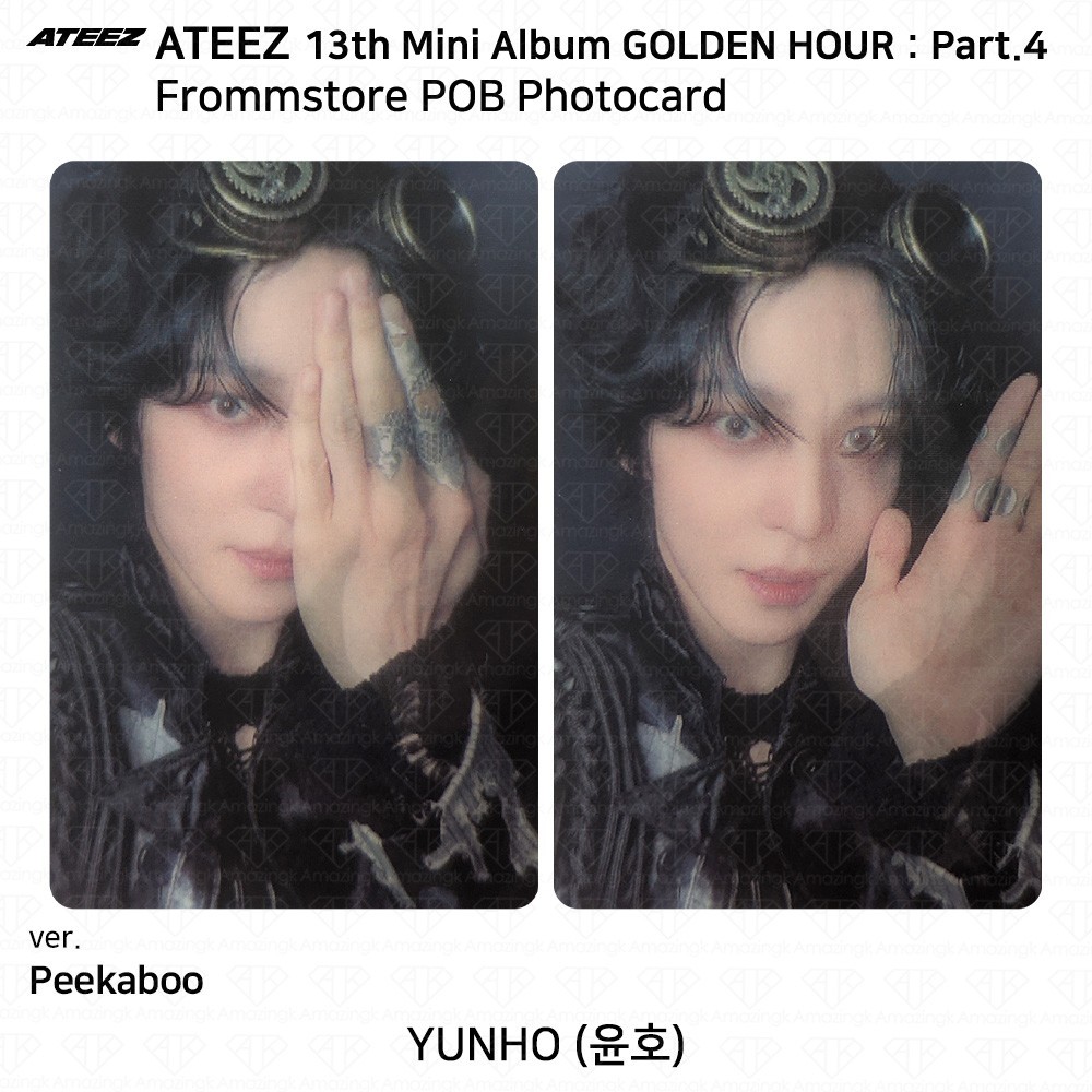 ATEEZ GOLDENHOUR：Part4 Fromm特典 ヨサントレカ ATEEZ - GOLDEN HOUR Part.4 [APPLE MUSIC] PREORDER BENEFIT