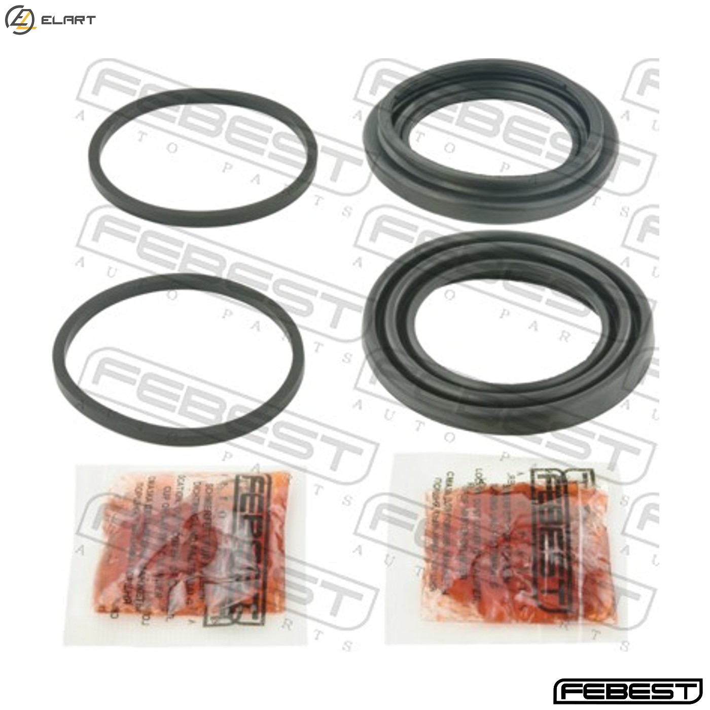 REPAIR KIT BRAKE CALIPER 0475-DAF FOR MITSUBISHI VOLVO V40 S40/II 4G13 1.3L 4cyl