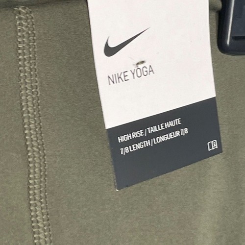 Medias Nike Yoga 7/8 para mujer, cargo verde caqui, XS $60 - Imagen 6 de 9
