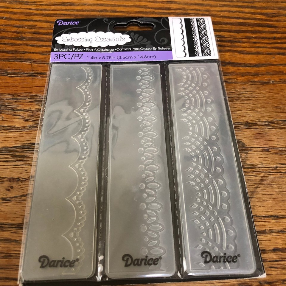 NEW Darice Embossing Folder Universal Folders MANY TO CHOOSE FROM (S6 ...