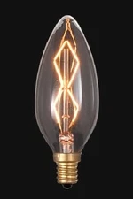 B&P Lamp Vintage Style Torpedo Bulb - Diamond Filament