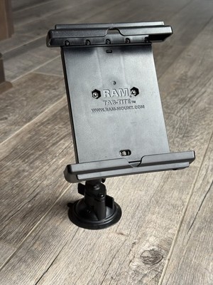 RAM Mount Tab-Tite Tablet Holder Suction Cup Vehicle Mount Heavy Duty Adjustable