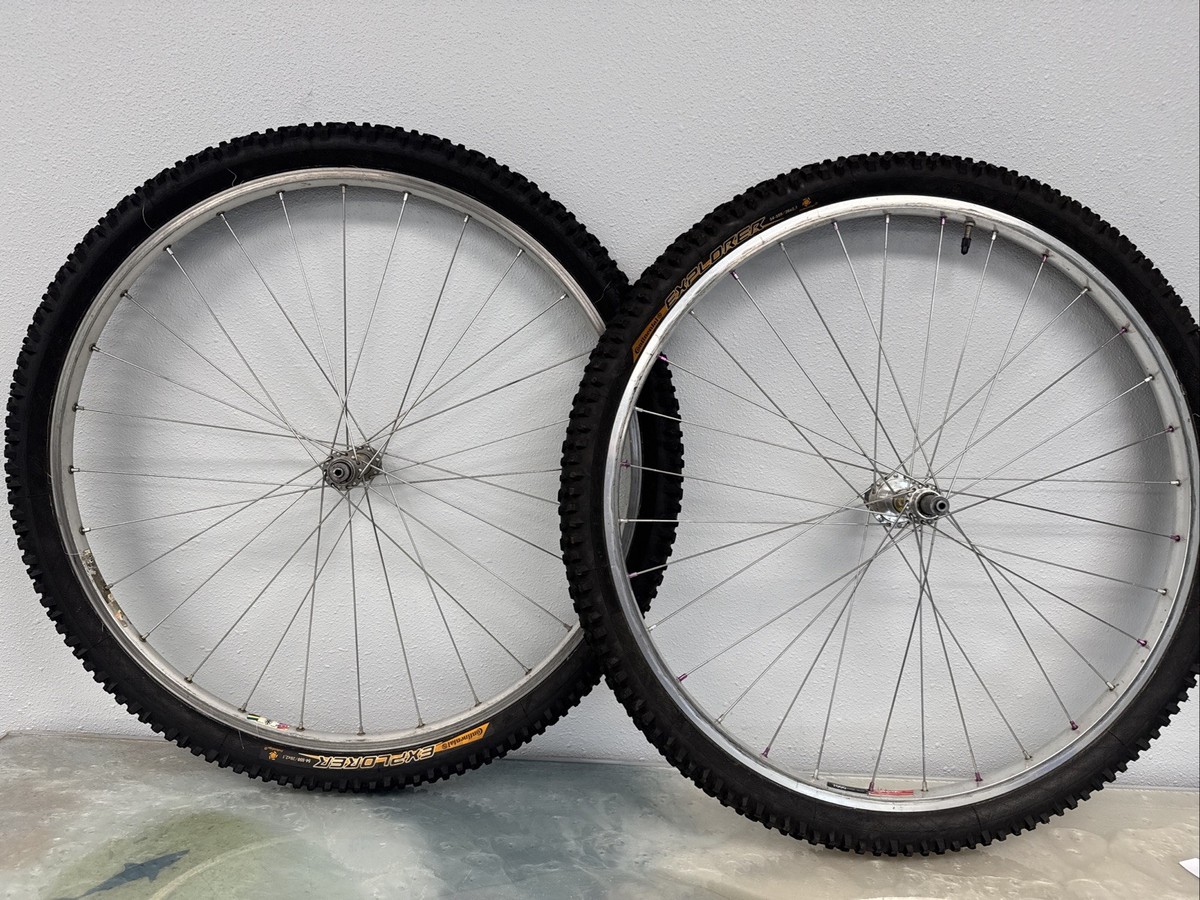 NUKE PROOF Titanium Hub 26” MTB Wheel Set Ti Continental Ritchey