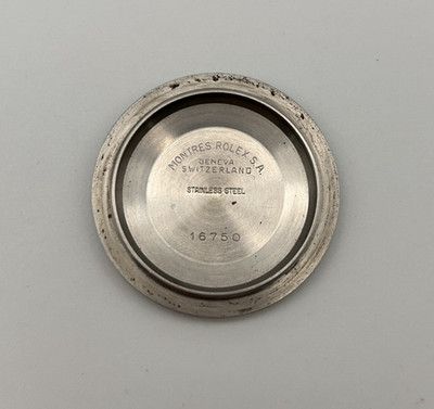 Authentic Rolex 16750 GMT Master Case Back