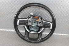 19-23 RAM 3500 Big Horn Leather Steering Wheel Cruise Volume Voice Control OEM