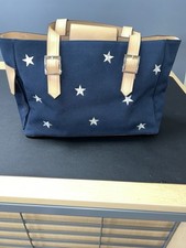 Amanda Smith Blue and White Star Tote Bag