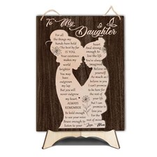 Plaque Sign, Mothers Day Gifts Daughter, I Love You To My Daughter from Mom