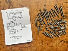1955 Chevy 4 DR Sedan Interior Garnish Screw Set-NEW
