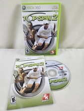 Top Spin 2-Microsoft Xbox 360- CIB Complete Tested Video Game 