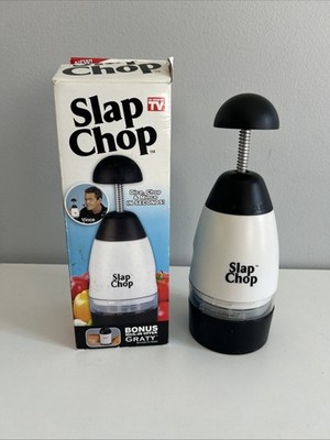 Original Slap Chop Kitchen Food Slicer Manual Chopper W- Stainless Steel blade